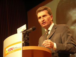 Günther Oettinger. Foto: Landwehr.
