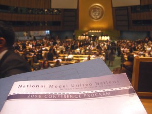 Die Vollversammlung der Vereinten Nationen in New York.