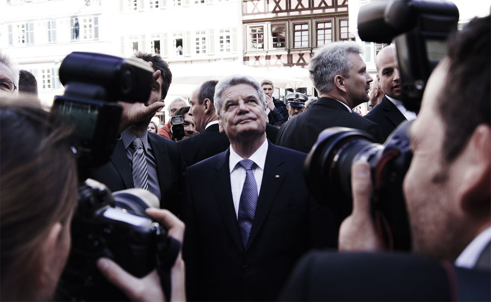 Bundespräsident Joachim Gauck. Foto: Landwehr.